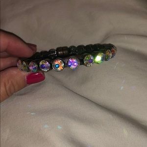 Iridescent magnetic bangle